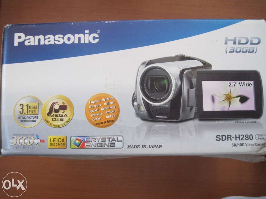 Camera video 3CCD Panasonic SDR-H280 -HDD30G