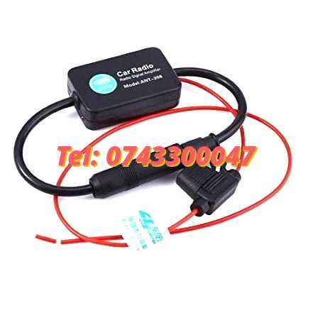 Amplificator De Semnal Antena Radio Auto Camioane Etc Fm 12v