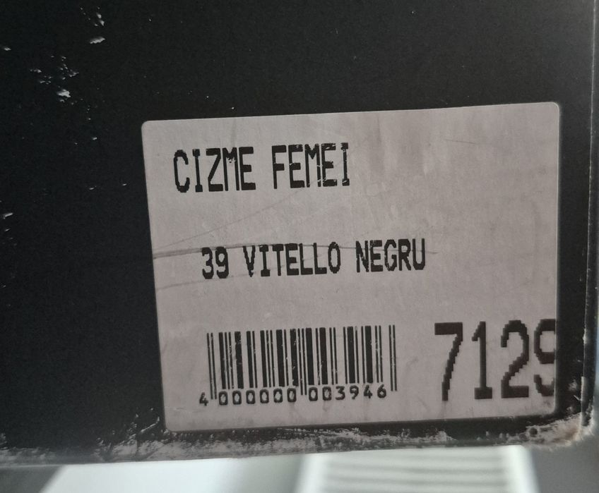 Cizme Anna Cori  din piele