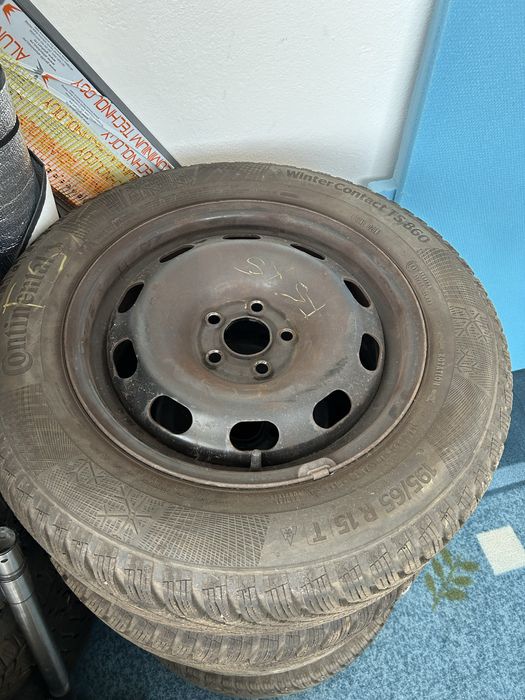 Cauciucuri+jante golf, skoda, seat 195.65.15