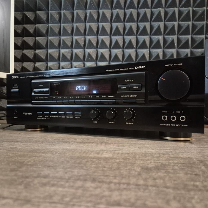 КАТО НОВ! Усилвател / Ресивър Denon AVR-1000 — 5.1 + Подарък АМ антена