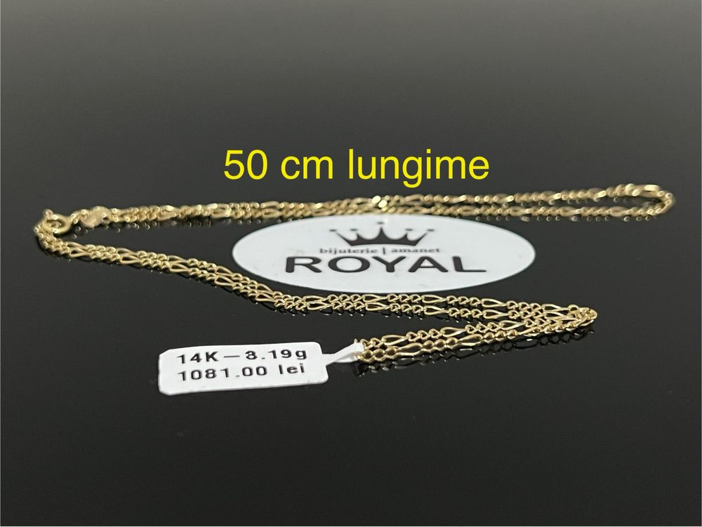 Bijuteria Royal CB : Lant aur 14k 3,19 grame