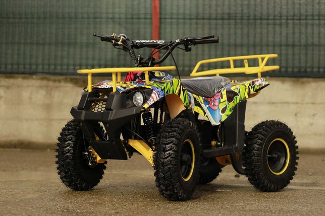 ATV electric KinderAuto Eco Torino Cross 1000W 36V #Grafiti Yellow