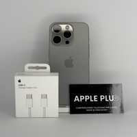 iPhone 15 Pro 100% Natural Titanium + 24 de Luni Garanție/ Apple Plug
