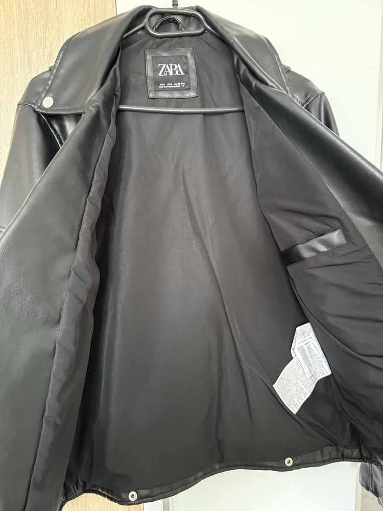 Кожено Яке ZARA -Small NEW!!!