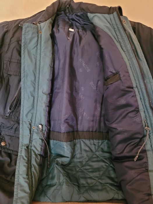 Зимно мъжко черно яке