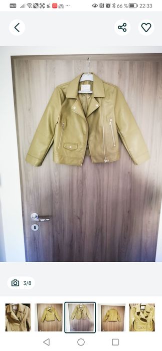 Geaca Zara pentru fete 7-8 ani