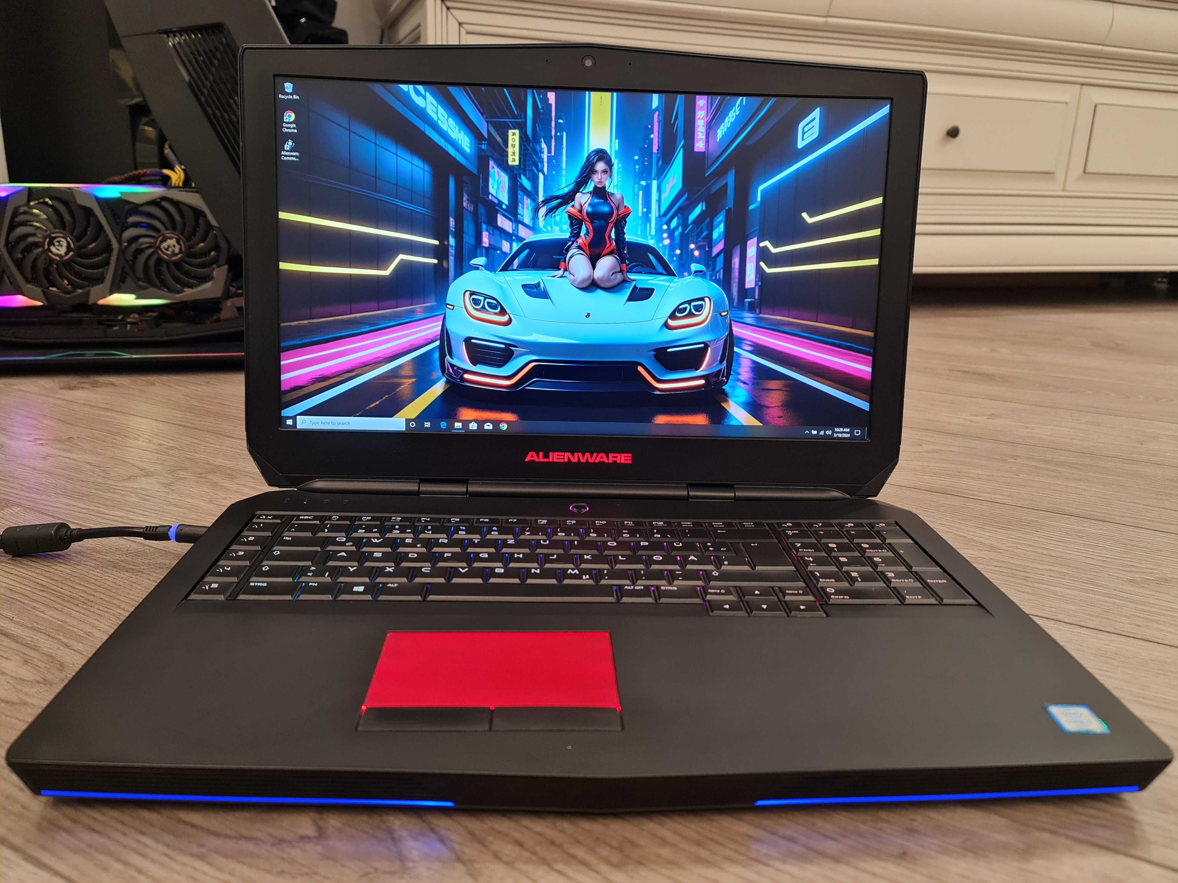 Laptop gaming ALIENWARE 17,3 ,intel core i7 ,video 6 GB GTX, ram 16 gb