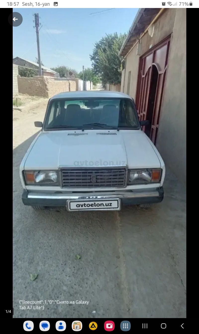 Vaz 2107 Jiguli sotiladi.