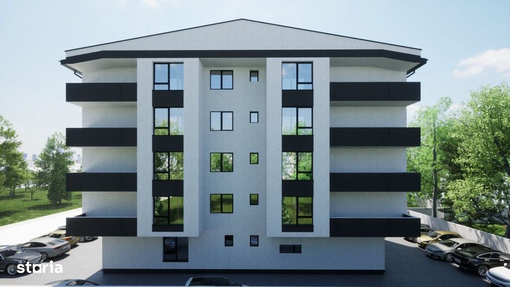 Apartament 3 camere, 70mp,bloc nou,parcare inclusă