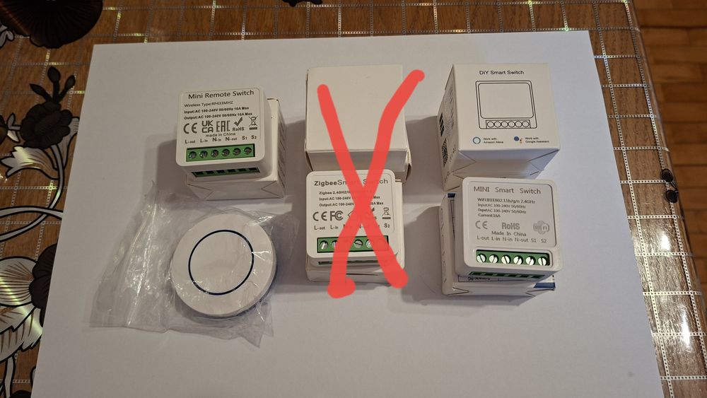 Releu inteligent / comutator / WI-FI / RF 433Mhz Tuya smart sw