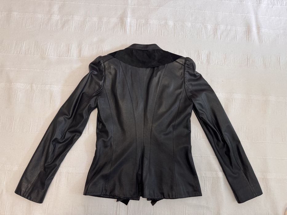 Geaca piele Elie Tahari , size S
