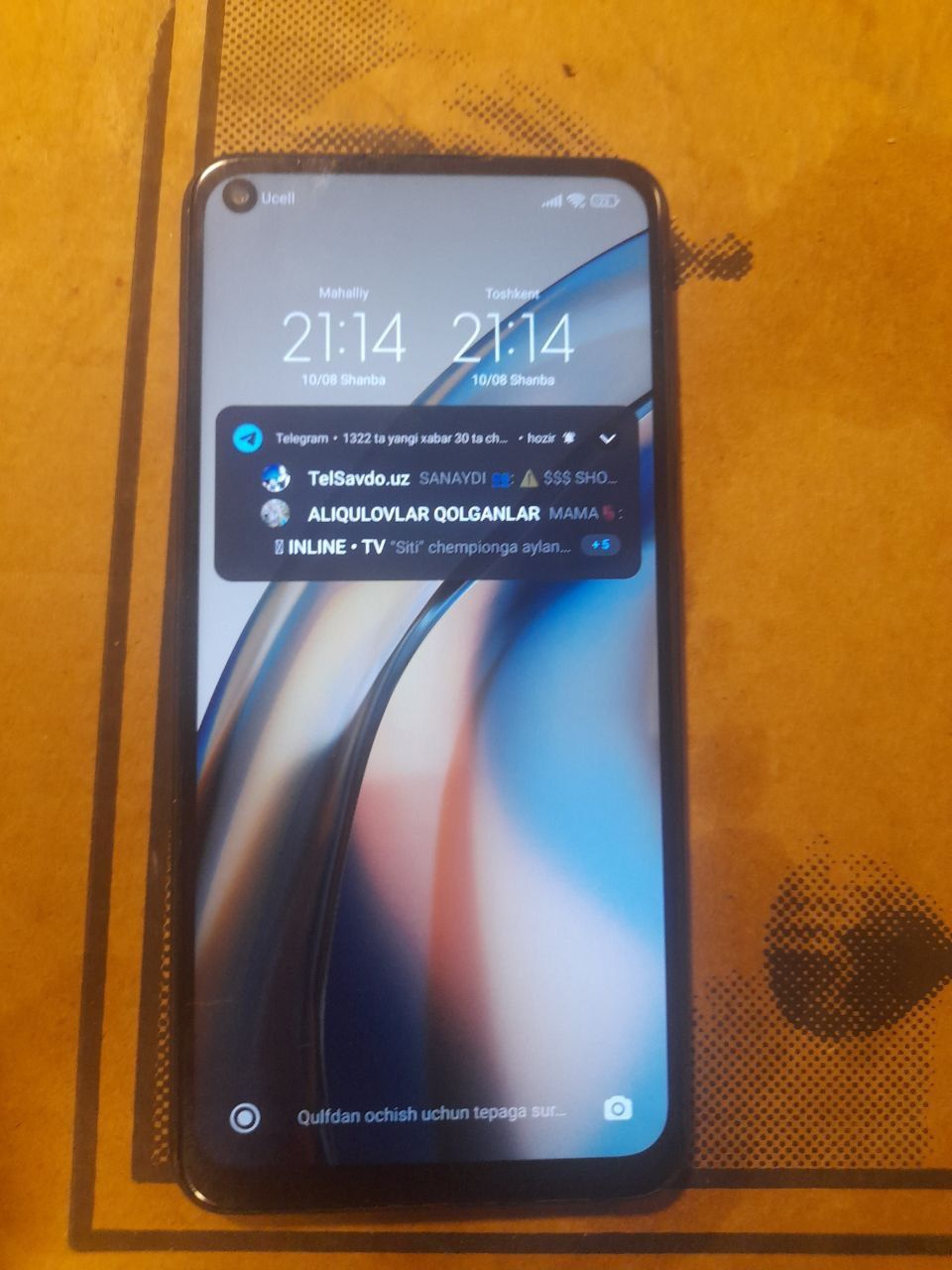 REDMI NOTE 9 kelishiladi