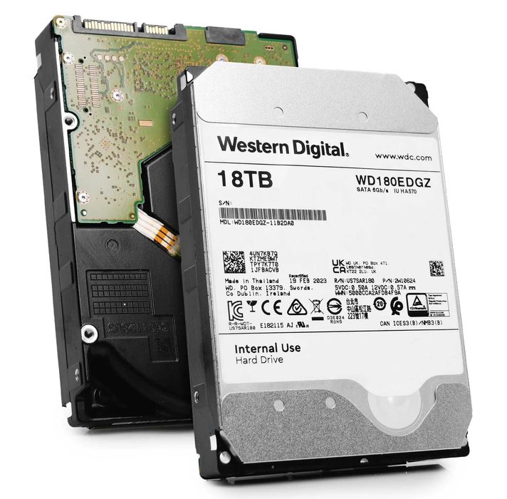 HDD Western Digital WD 18Tb 7200 RPM 3,5" HA570 512MB 6 Gbps WD180EDGZ