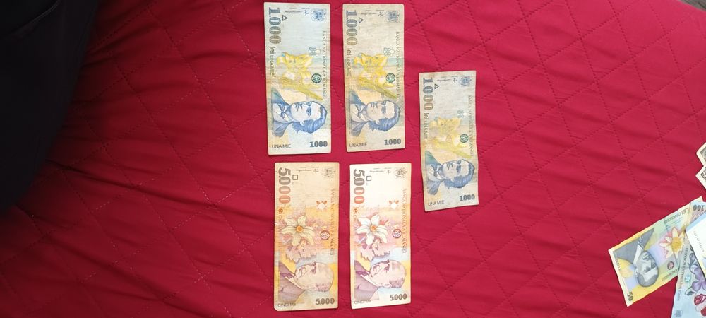 Bacnote de 1000 si 5000 lei