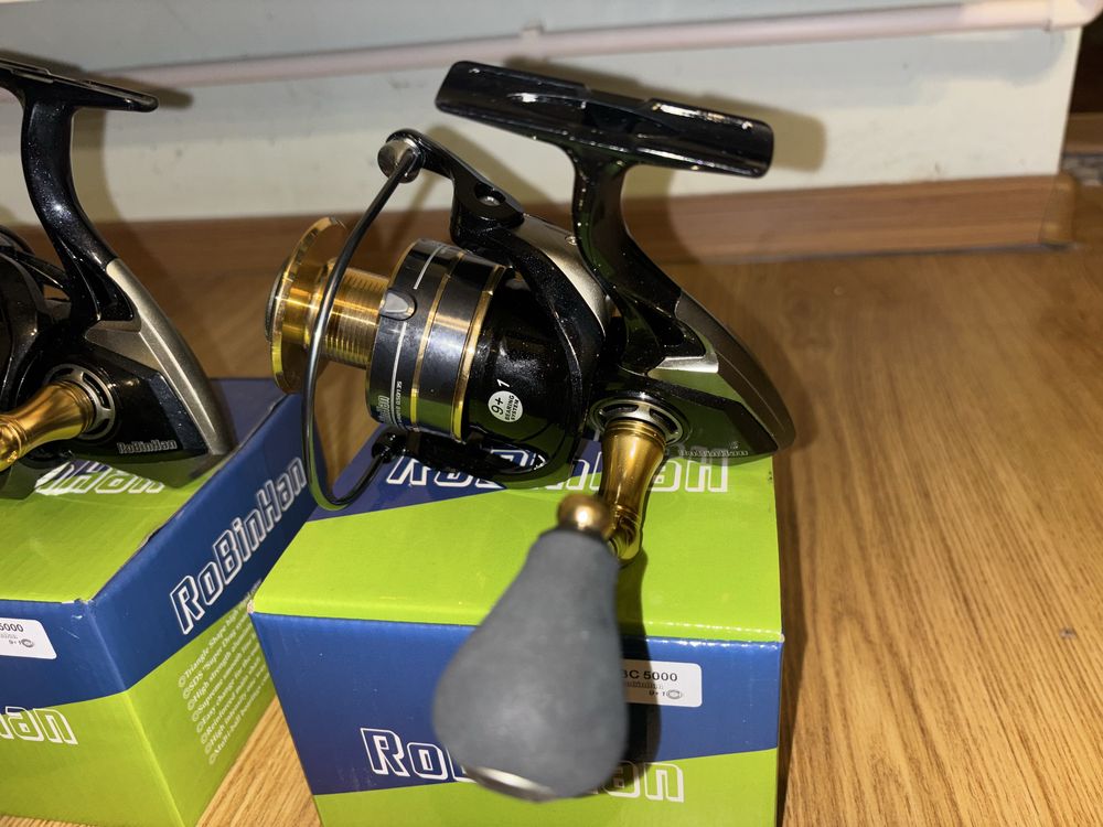 Set 2 mulinete crap / feeder robinhan bc 5000