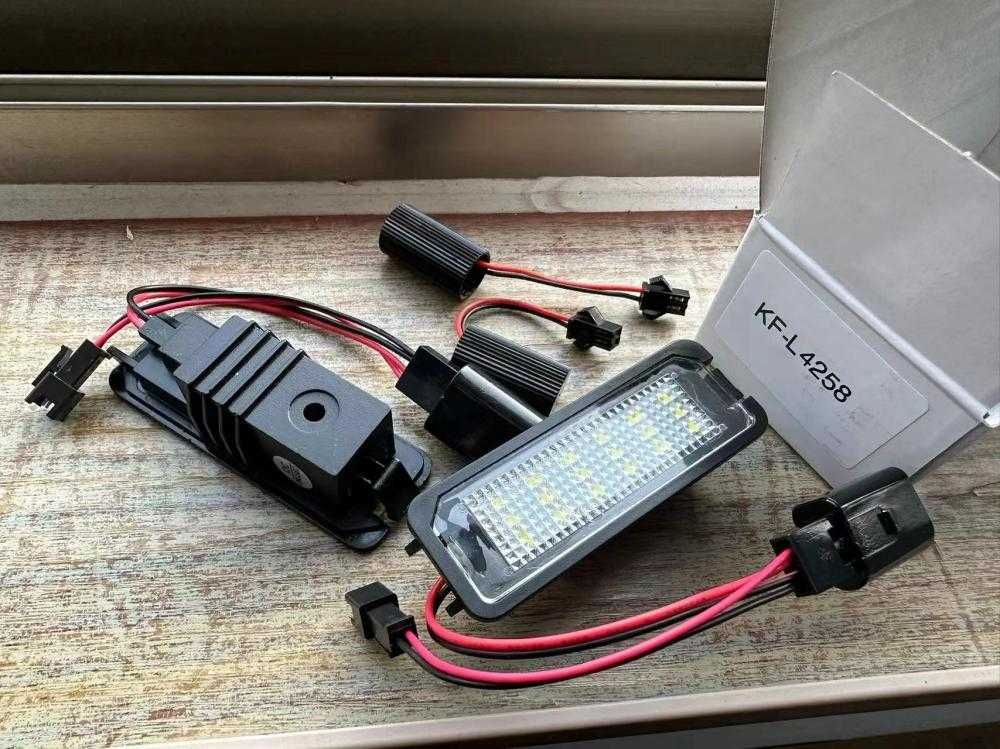 Set 2 Lampi Numar LED Portbagaj Volkswagen Skoda Seat CANBUS Plug&Play