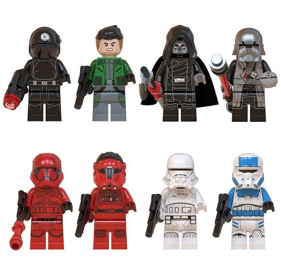 Set 8 Minifigurine noi tip Lego Star Wars cu Knights of Ren