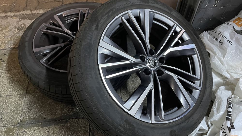 Set roti jante complete vara Neptune 20" OEM Skoda Enyaq80/80X/ID4/Q4