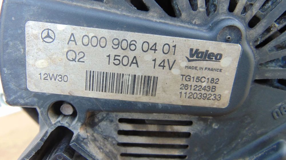 Alternator Mercedes C Class W204 E Class W212 CLA GLK W176 W246 2.2cdi vito sprinter