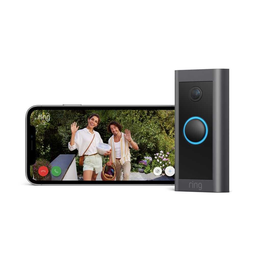 Сертифициран обновен позвъняващ видео звънец, кабел, Amazon RING
