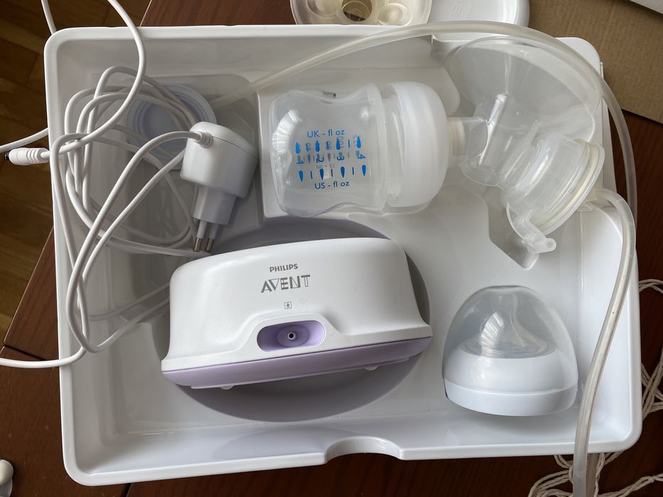 НОВА ЦЕНА  Електрическа помпа за кърма + подарък  Philips Avent
