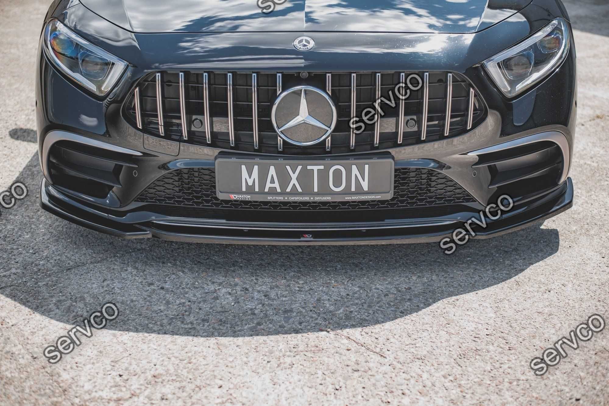 Prelungire bara fata Mercedes CLS C257 AMG-Line 2018- v3 Maxton Design