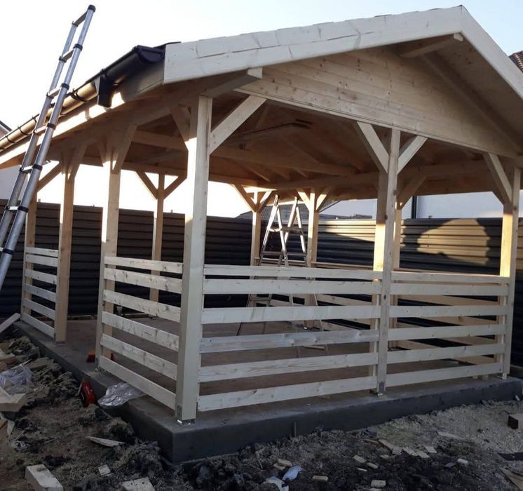 Executam la domiciliu terase foișoare pergole magazie pentru depozitar