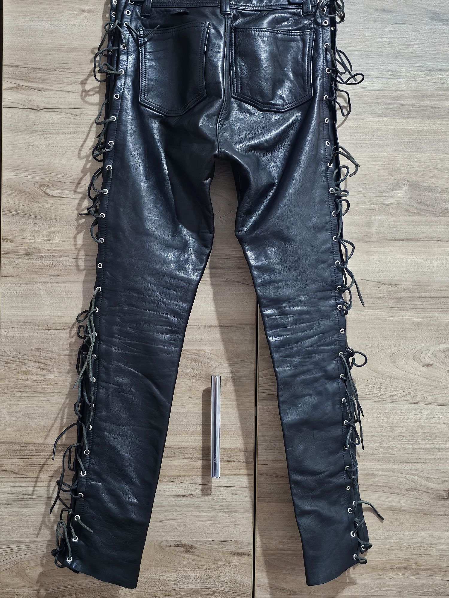 Pantalon din piele, masura S reglabil M