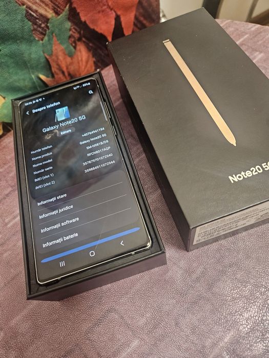 Vand Samsung Note 20 5 G 256 GB