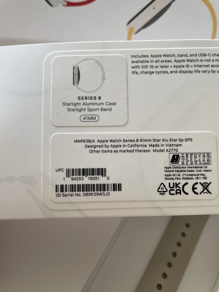 Apple watch 8 41mm GPS