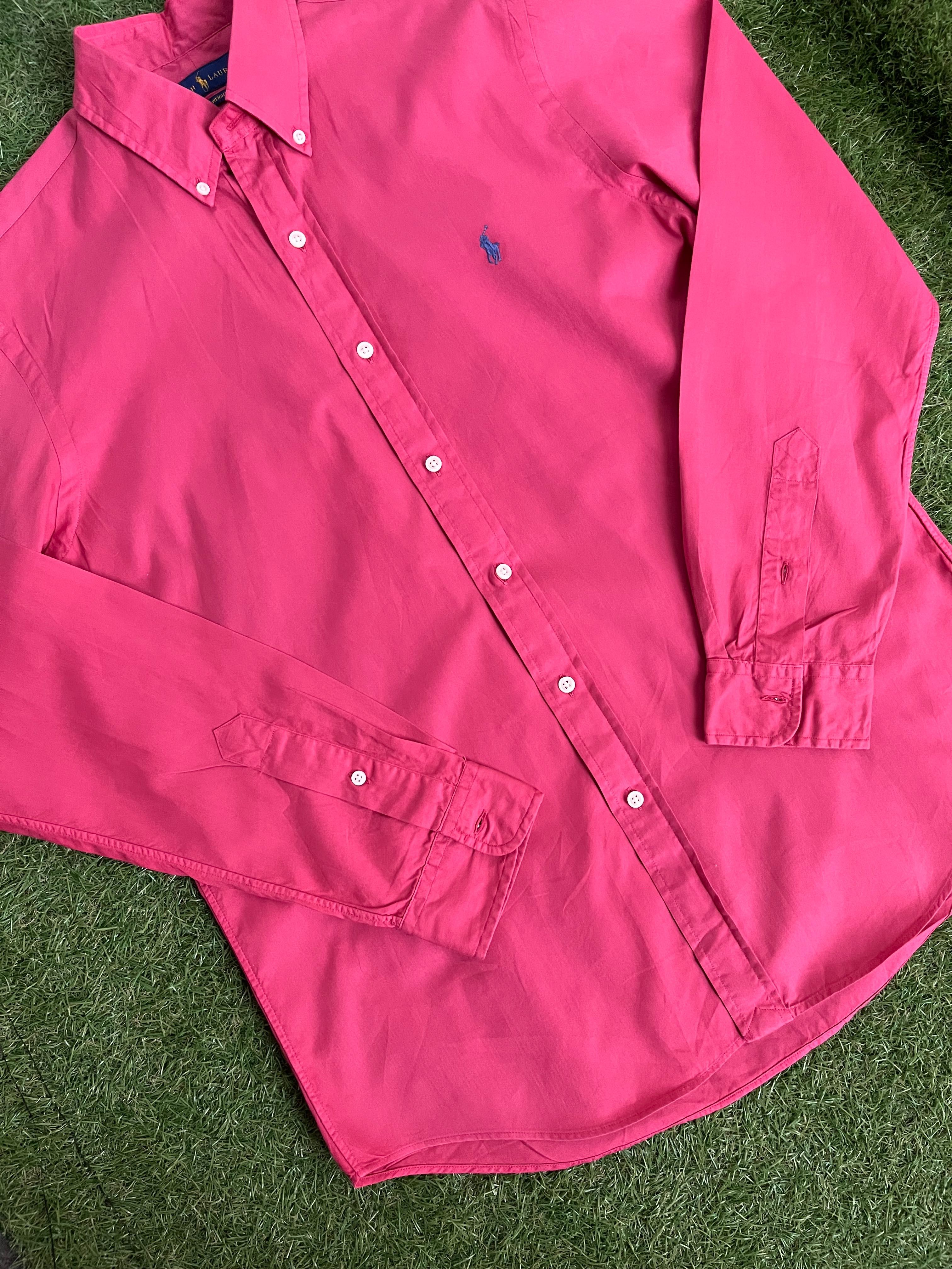 Мъжка риза с дълъг риза : Ralph Lauren Feather Weight Twill M