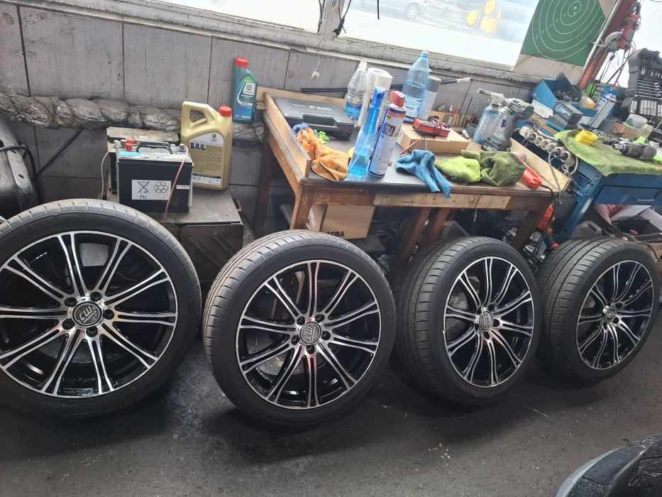 Jante Borbet r18 cu anvelope vara 245 40 18 pentru VW,AUDI,SKODA, SEAT