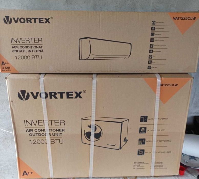 Aer conditionat VORTEX, 12000 BTU, nou, in cutie