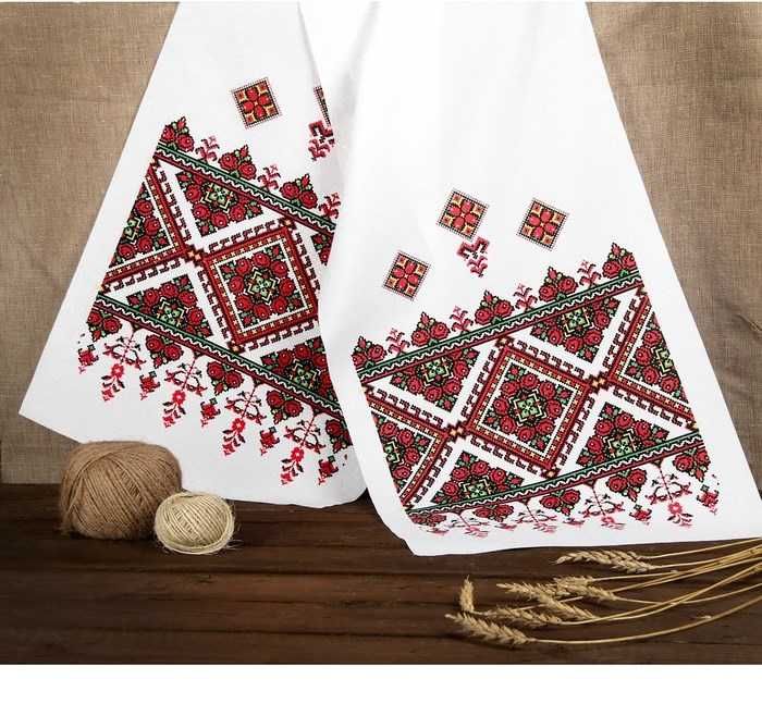 Рушник свадебный Совет да любовь в ассортименте 150х36 см