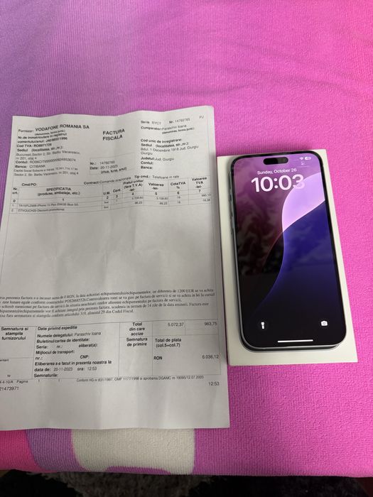 Iphone 15 plus Impecabil 256Gb În garanție!