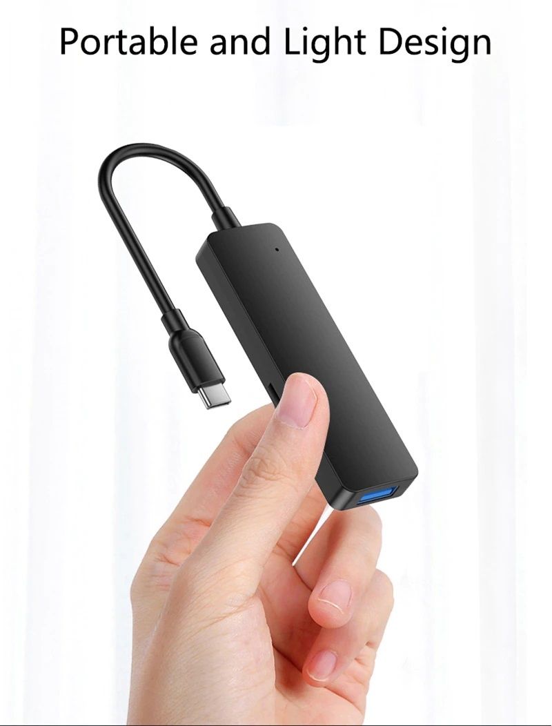 Hub USB 3.0 5 in 1 Adapter With TF SD