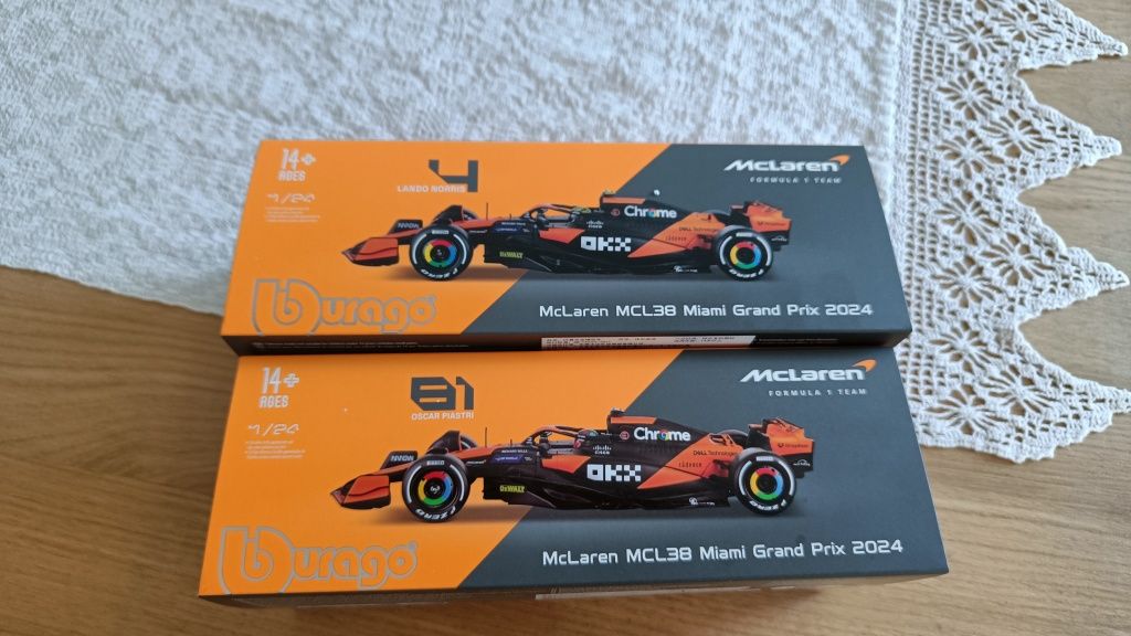 Machete McLaren Mcl38 Piastri ,Norris  Formula1