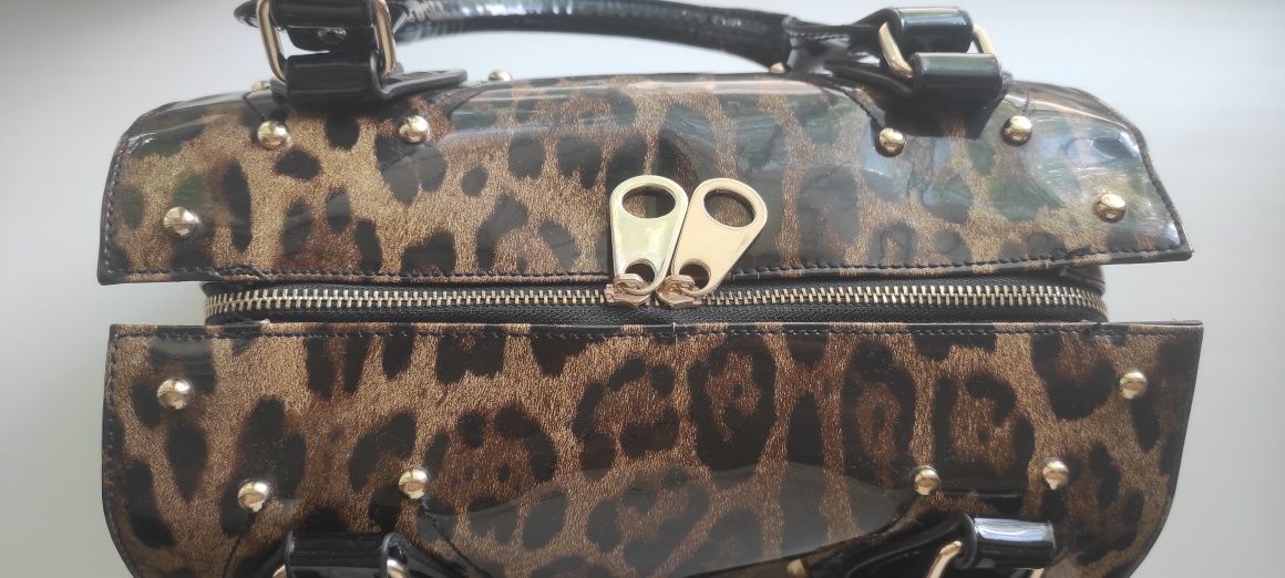 Женская сумка леопардовая