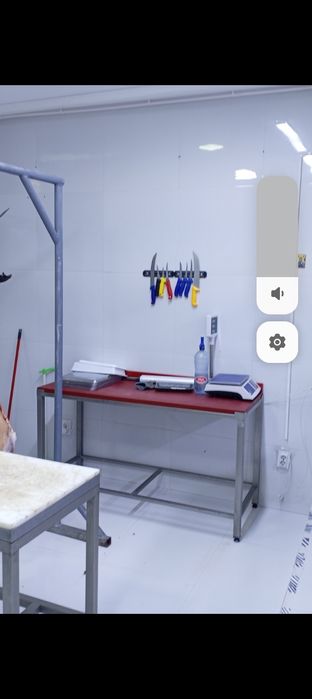 Masă inox   cu blat