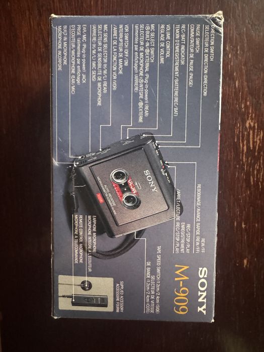 Sony Microcassette-Corder M-909