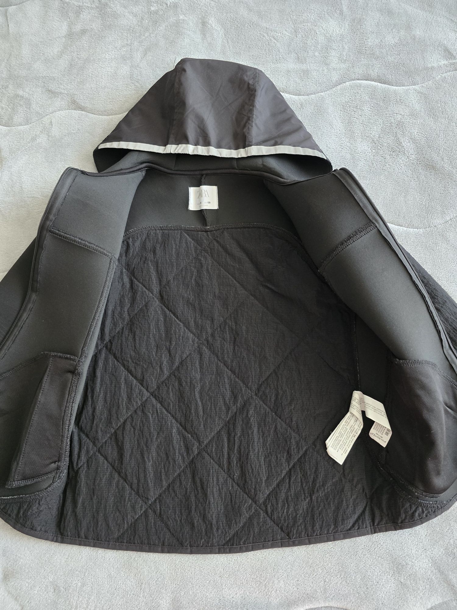 Черно спортно яке Zara 128см