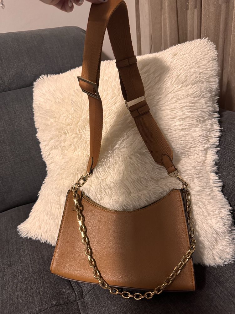 Бежова чанта Zara, Кафява чанта Mango
