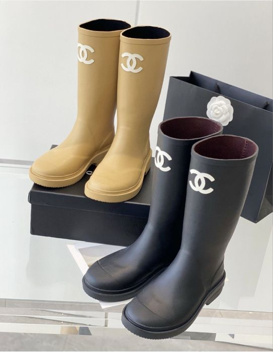 Ботуши Chanel  черни 36,37,38,39,40