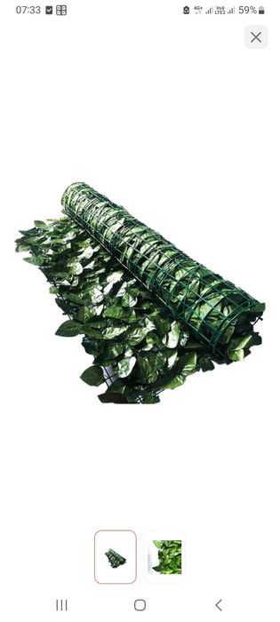 Искусственный плющ, изгородь