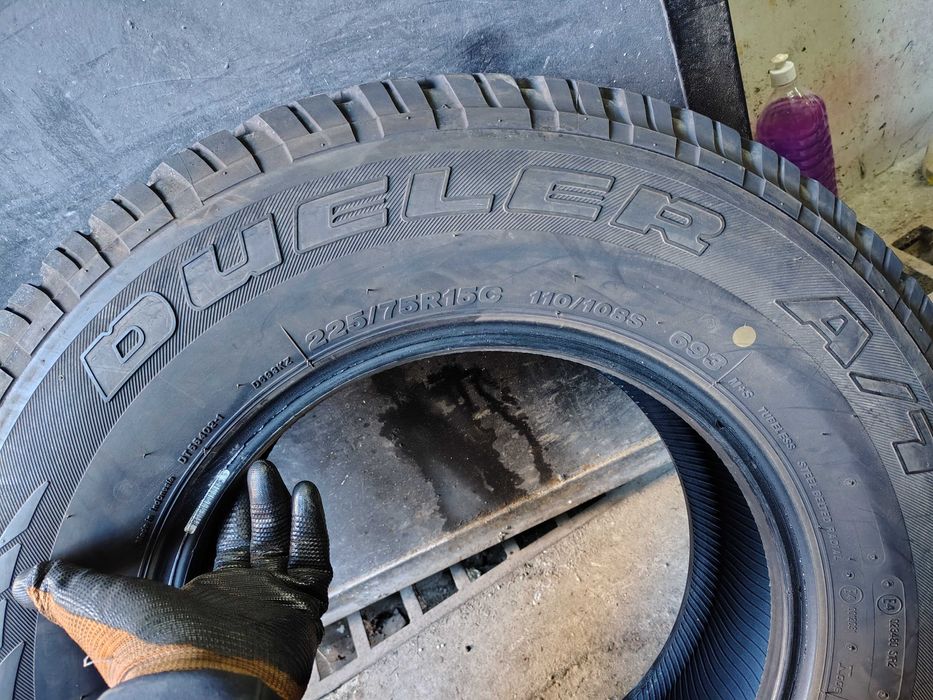4бр.всесезонни гуми BRIDGESTONE 225 75 15C DOT16 цена за брой