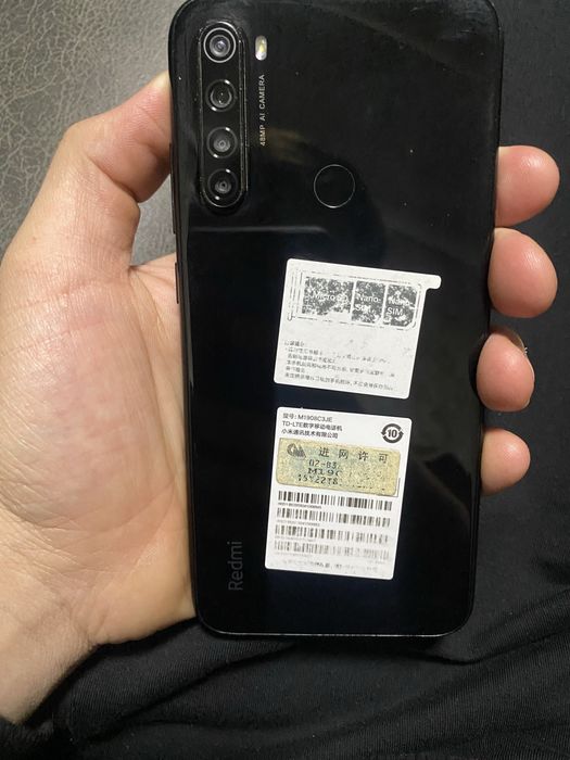 Redmi not 8 64/4 gb dakument karobka