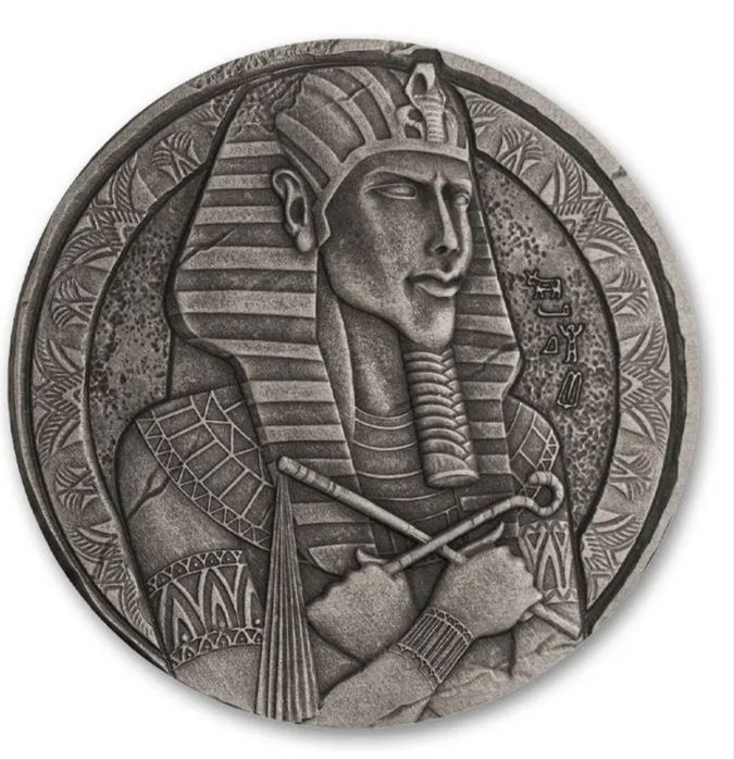 СРЕБРО 2 OZ,Amenhotep IV