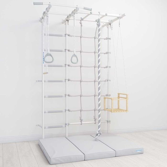 Шведская стенка Romana S7 + мат в 3 сложения + качели