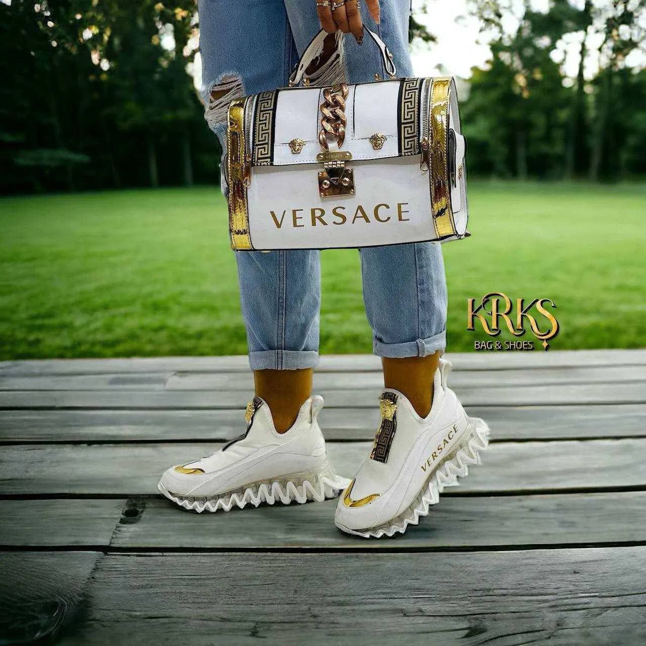 Set damă Versace ,adidasi +geanta